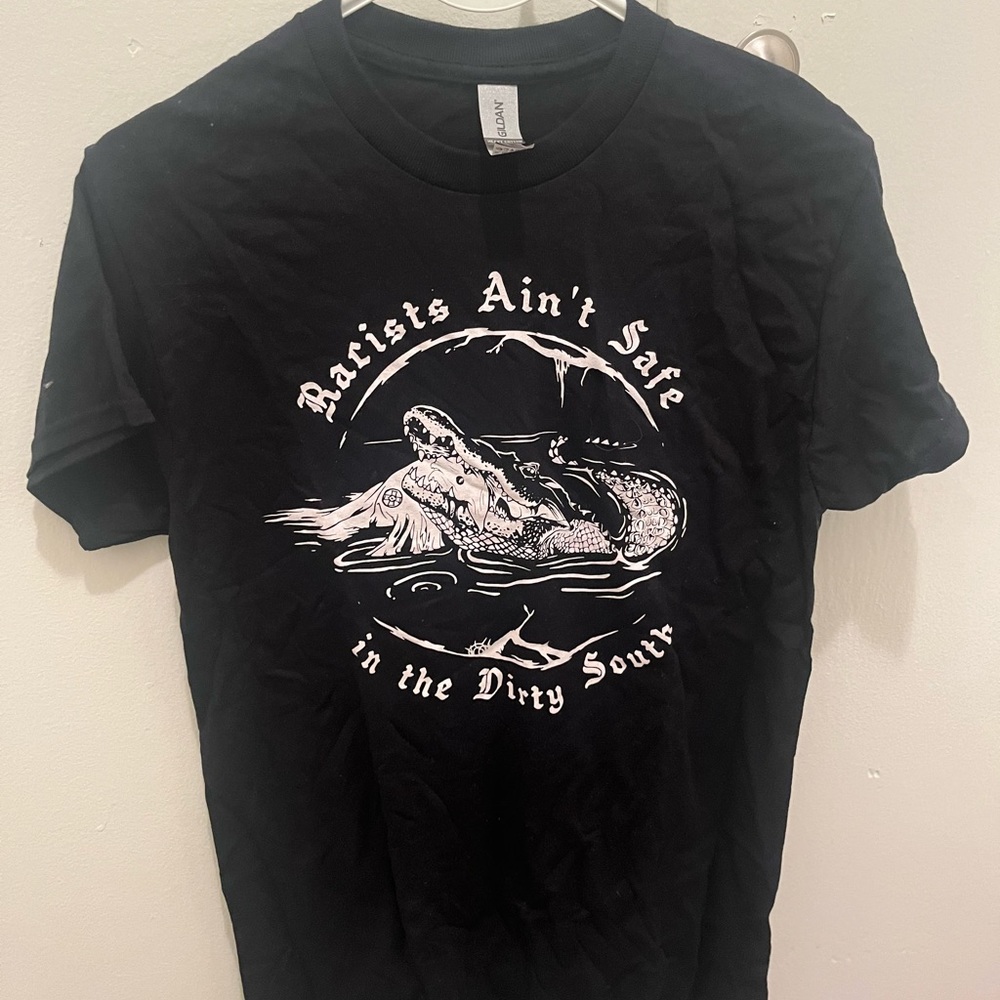 Anti Racist locally created t shirt